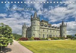 Schottland 2023 Schlösser, Burgen und Ruinen (Tischkalender 2023 DIN A5 quer)