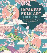 Japanese Folk Art Coloring Book