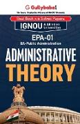 EPA-01 Administrative Theory