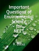 Important Questions of Environmental Science for NEET