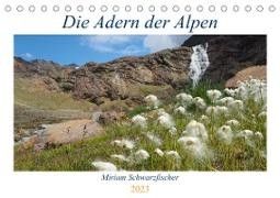 Die Adern der Alpen (Tischkalender 2023 DIN A5 quer)