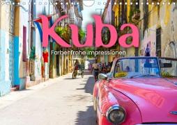 Kuba - Farbenfrohe Impressionen. (Wandkalender 2023 DIN A4 quer)
