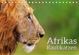 Afrikas Raubkatzen in eindrucksvollen Portraits (Tischkalender 2023 DIN A5 quer)