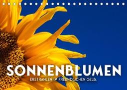 Sonnenblumen - Erstrahlen im freundlichen Gelb. (Tischkalender 2023 DIN A5 quer)
