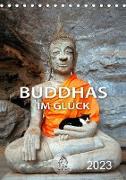Buddhas im Glück (Tischkalender 2023 DIN A5 hoch)