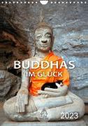 Buddhas im Glück (Wandkalender 2023 DIN A4 hoch)