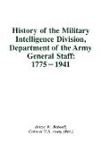 History of the Military Intelligence Division, Department of the Army General Staff