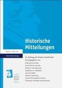 Historische Mitteilungen 32 (2020-2021)