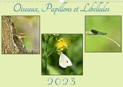 Oiseaux, Papillons et Libellules (Calendrier mural 2023 DIN A3 horizontal)