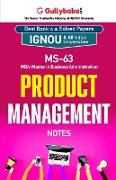 MS-63 Product Management