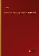 Geschichte Schleswig-Holsteins 1848-1888