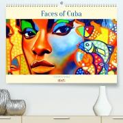 Faces of Cuba - Gesichter Kubas (Premium, hochwertiger DIN A2 Wandkalender 2023, Kunstdruck in Hochglanz)