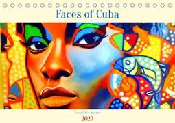 Faces of Cuba - Gesichter Kubas (Tischkalender 2023 DIN A5 quer)
