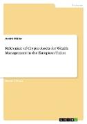 Relevance of Crypto Assets for Wealth Management in the European Union