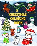 A Christmas coloring book