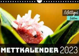 Mettkalender - Mettigel Edition (Wandkalender 2023 DIN A4 quer)