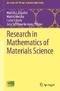 Research in Mathematics of Materials Science