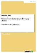 Unternehmensbewertung in Emerging Markets