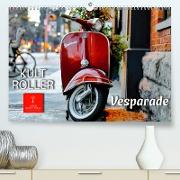 Kult Roller - Vesparade (Premium, hochwertiger DIN A2 Wandkalender 2023, Kunstdruck in Hochglanz)