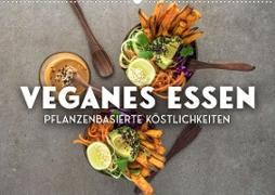 Veganer Essen - Pflanzenbasierte Köstlichkeiten (Wandkalender 2023 DIN A2 quer)