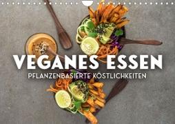 Veganer Essen - Pflanzenbasierte Köstlichkeiten (Wandkalender 2023 DIN A4 quer)