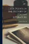 High Points in the History of Italian Literature