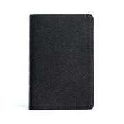 CSB Giant Print Reference Bible, Black Genuine Leather, Indexed