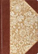 ESV Single Column Journaling Bible, Large Print (Cloth Over Board, Antique Floral Design)