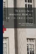 Thirteenth Annual Report of the Directors