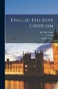 English Literary Criticism: the Renaissance