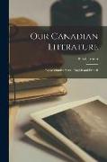 Our Canadian Literature: Representative Verse, English and French