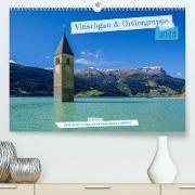 Vinschgau & Ortleralpen (Premium, hochwertiger DIN A2 Wandkalender 2023, Kunstdruck in Hochglanz)