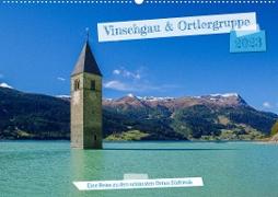 Vinschgau & Ortleralpen (Wandkalender 2023 DIN A2 quer)