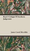 Kant's Critique of Aesthetic Judgement