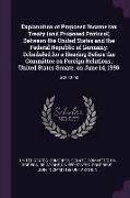 Explanation of Proposed Income tax Treaty (and Proposed Protocol) Between the United States and the Federal Republic of Germany: Scheduled for a Heari