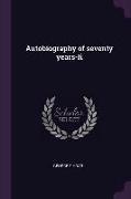 Autobiography of seventy years-Ii