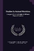 Studies In Animal Nutrition: Changes In Form And Weight On Different Planes Of Nutrition