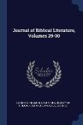 Journal of Biblical Literature, Volumes 29-30