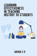 Learning effectiveness in teaching history to students