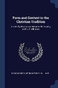 Form and Content in the Christian Tradition: A Friendly Discussion Between W. Sanday and N. P. Williams