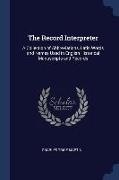 The Record Interpreter: A Collection of Abbreviations, Latin Words and Names Used in English Historical Manuscripts and Records