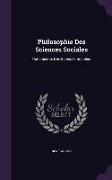 Philosophie Des Sciences Sociales: Conclusions Des Sciences Sociales