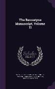 The Bannatyne Manuscript, Volume 11