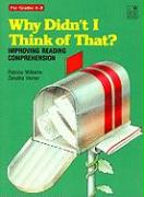 Why Didn't I Think of That?: Improving Reading Comprehension