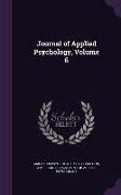 Journal of Applied Psychology, Volume 6