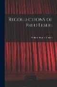 Recollections of Fred Leslie, 1