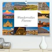 Wundervolles Florenz (Premium, hochwertiger DIN A2 Wandkalender 2023, Kunstdruck in Hochglanz)
