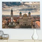 Augsburg - Stadt und Land (Premium, hochwertiger DIN A2 Wandkalender 2023, Kunstdruck in Hochglanz)
