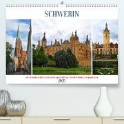 SCHWERIN, die wunderschöne Landeshauptstadt von Mecklenburg-Vorpommern (Premium, hochwertiger DIN A2 Wandkalender 2023, Kunstdruck in Hochglanz)