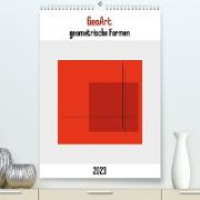 GeoArt - geometrische Formen (Premium, hochwertiger DIN A2 Wandkalender 2023, Kunstdruck in Hochglanz)